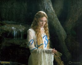 Cate Blanchett signed 10x8 inch Lord of the Rings colour photo. Good condition. All autographs