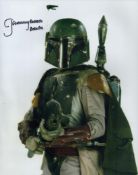 Jeremy Bulloch signed 14x11 inch Bobba Fett Star Wars photo. Good condition. All autographs come