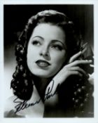 Elenor Parker signed 10x8 inch vintage black and white photo. Good condition. All autographs come