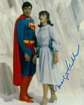 Margot Kidder signed 10x8 inch Superman colour photo. Good condition. All autographs come with a