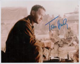 Tom Hanks signed 10x8 inch Saving Private Ryan colour photo. Good condition. All autographs come