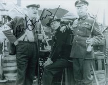 Ian Lavender signed 10x8 inch Dads Army black and white photo. Good condition. All autographs come
