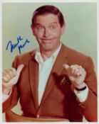 Milton Berle signed 10x8 inch colour photo. Good condition. All autographs come with a Certificate