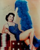 Cyd Charisse signed 10x8 inch colour photo. Good condition. All autographs come with a Certificate