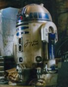 Jimmy Vee signed 10x8 inch R2D2 Star Wars colour photo. Good condition. All autographs come with a