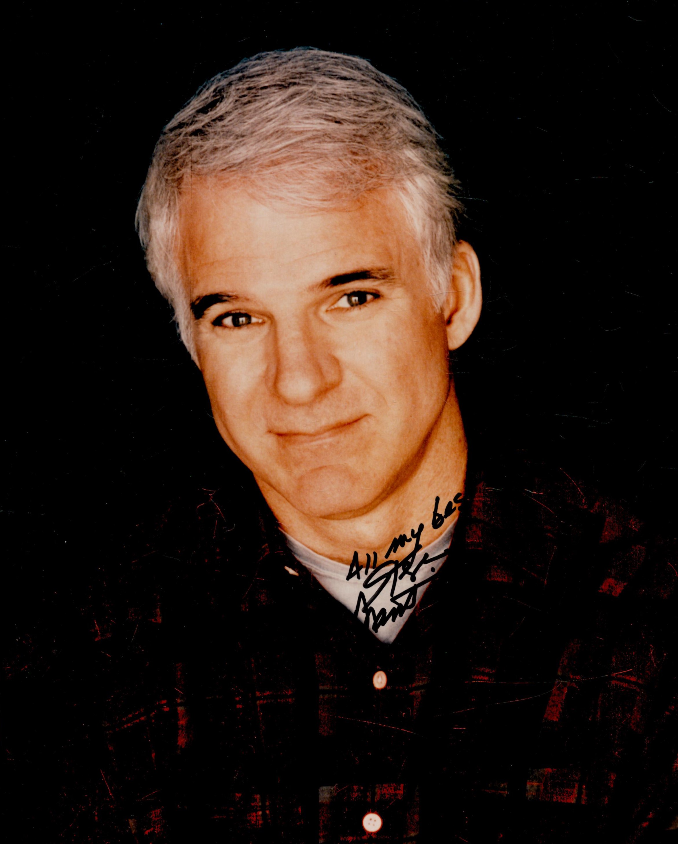 Steve Martin signed 10x8 inch colour photo. Good condition. All autographs come with a Certificate