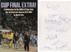 Autographed West Ham United 1980 : A Superbly Produced Large Hardback Book 'Cup Final Extra' - A
