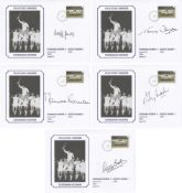 Autographed Tottenham 1963 : A Superb Lot Of Signed Commemorative Covers, Each Depicting Tottenham's
