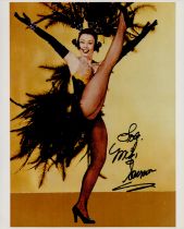 Mitzi Gaynor signed 10x8 inch colour photo. Good condition. All autographs come with a Certificate