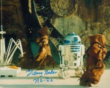 Kenny Baker signed 10x8 inch R2D2 Star Wars colour photo. Good condition. All autographs come with a