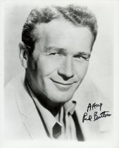 Red Buttons signed 10x8 inch black and white photo. Good condition. All autographs come with a