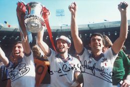 Autographed West Ham United 1980 - 12 X 8 Photo : Col, Depicting A Superb Image Showing Billy Bonds,