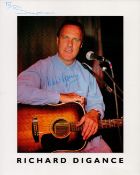Richard Digance signed 10x8 inch colour promo photo dedicated. Good condition. All autographs come