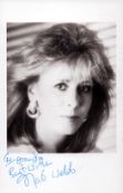 Marti Webb signed black and white photo. 5.5x3.5 inch approx. Good condition. All autographs come