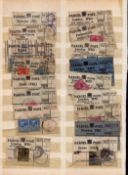17 GB Parcel Post Labels with Stamps on stock card. Good condition. All autographs come with a