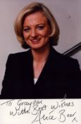 Alice Beer signed colour promo photo, measures 6x4 inch approx. DEDICATED. Good condition. All