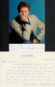 Rory Bremner signed 6x4 inch colour promo phot with accompanying office letter. Good condition.