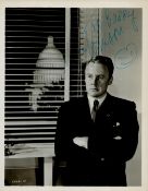Van Johnson signed 10x8 inch vintage black and white photo dedicated. Good condition. All autographs