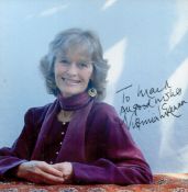 Virginia Mckenna Signed Colour Photo British Actress approx. size 6 x 6. Good condition. All