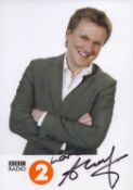 Aled Jones signed colour BBC Radio 2 promo photo, measures 6x4 inch approx. Good condition. All