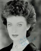 Nicola Pagett signed 10x8inch black and white photo. Good condition. All autographs come with a
