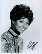Leslie Uggams signed 10x8inch black and white photo. Good condition. All autographs come with a