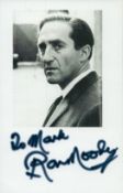 Ron Moody Signed Black and White Photo Flight of the Doves - Actor approx. 5. 5 x 3. 5 size. Good