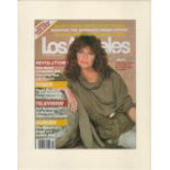 Jacqueline Bisset signed 14x11 inch overall mounted Los Angeles magazine cover page dated October