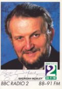 Sheridan Morley signed colour BBC Radio 2 promo photo, measures 6x4 inch approx. Good condition. All