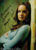 Sarah Wayne Callies signed 5 x 7-inch colour image. Signed in black ink. Good condition. All