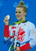 Olympics Siobhan Marie O'Connor signed Great Britain 12x8 colour photo. Siobhan Marie O'Connor. Good