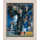 Colin Harvey signed 12x10 inch overall mounted colour photo pictured during his time as Everton F.C.