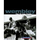 Jimmy Greaves and Ricky Villa signed Wembley The FA Cup Finals 1923-200 hardback book limited