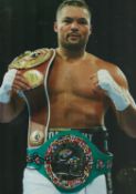 Boxing Joe Joyce signed 12x8 inch colour photo. Good condition. All autographs come with a