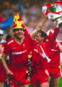 Football Jim Beglin signed 10x8 inch colour photo pictured celebrating during his time with