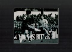 Howard Kendall signed 16x12 inch overall mounted black and white photo. Good condition. All