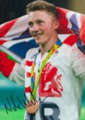 Olympics Nile Wilson signed Great Britain 12x8 colour photo. Nile Michael Wilson (born 17 January