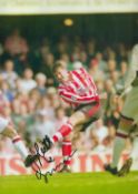 Matt Le Tissier signed 12x8 inch colour photo pictured in action for Southampton. Good condition.