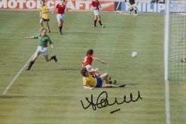 Alan Sunderland signed Arsenal 12x8 colour photo. Alan Sunderland (born 1 July 1953) is an English