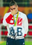 Olympics Louis Smith signed Great Britain 12x8 colour photo. Louis Antoine Smith MBE (born 22