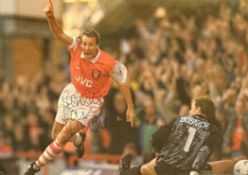 Paul Merson signed 16x12 colour print. Good condition. All autographs come with a Certificate of
