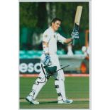 Marcus North signed 12x8 inch colour photo pictured while playing test match cricket for