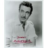 Gilbert Roland signed 10x8 inch black and white photo. Good condition. All autographs come with a