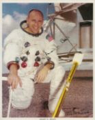 NASA AUTOPEN Alan L. Bean Colour Photo 10x8 Inch. Was an American naval officer and aviator,
