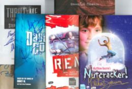 Theatre programme collection of 6 signed programmes. Signatures such as Naomi Frederick, Jeremy
