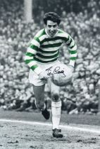 Football autograph JIM CRAIG 12 x 8 Photo : Colorized, depicting Celtic full-back JIM CRAIG in