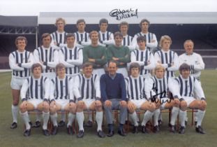 Football autograph WEST BROMWICH ALBION 12 x 8 Photo : Col, depicting a wonderful image showing West