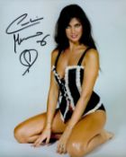 Caroline Munro signed 10x8 inch colour photo. Good condition. All autographs come with a Certificate
