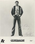 George McCrae signed 10x8inch black and white photo. Good condition. All autographs come with a