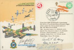 WW2 US Gen James Doolittle, Gen Curtis Le May and Carl Spatz signed Lancasters of Battle of
